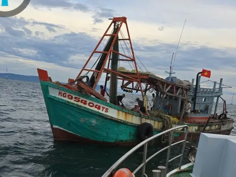 An Giang: Cao điểm xử lý tàu cá vi phạm khai thác thủy sản bất hợp pháp