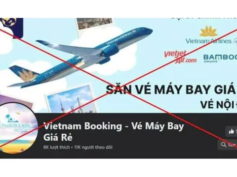 Cảnh báo thủ đoạn lừa đảo bán vé máy bay