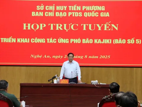 Thủ tướng họp khẩn ứng phó bão số 5: Bảo vệ tính mạng nhân dân là mục tiêu cao nhất