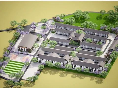 Bộ Xây dựng đã hoàn thiện thiết kế mẫu trường nội trú vùng biên