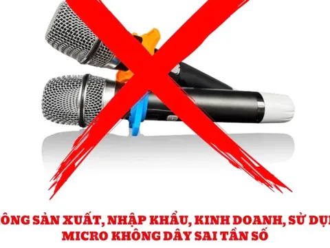 Nhiều cá nhân, tổ chức bị xử phạt vì dùng micro không dây không đạt chuẩn