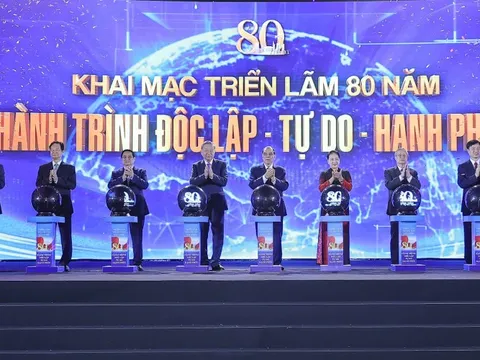 TỔNG THUẬT: Khai mạc trọng thể Triển lãm thành tựu đất nước “80 năm hành trình Độc lập - Tự do - Hạnh phúc”