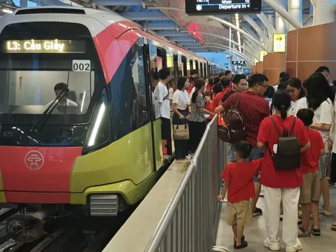 Metro Hà Nội sẽ phục vụ xuyên đêm trong lễ Quốc khánh 2/9