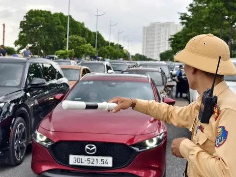 Xử lý nghiêm dừng, đỗ xe sai quy định quanh khu vực Trung tâm Triển lãm Quốc gia