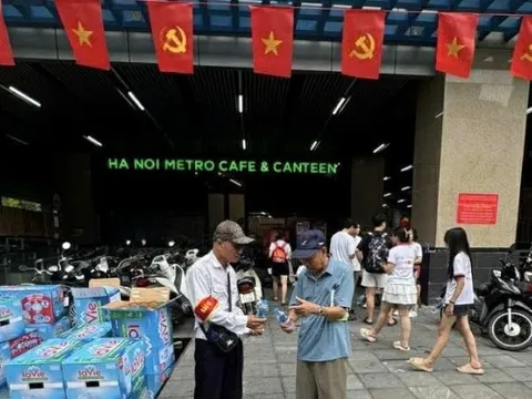 Phường Ô Chợ Dừa triển khai thêm 1 điểm trông xe miễn phí tại ga Cát Linh phục vụ nhân dân ngày Quốc khánh