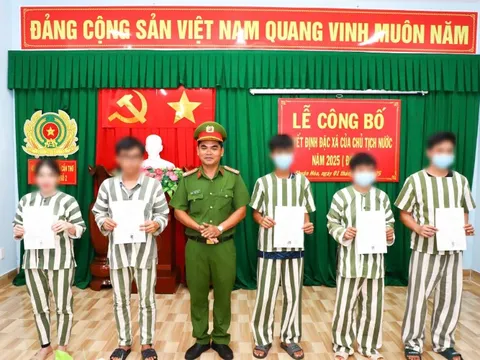 Niềm vui ngày đặc xá tại Trại giam H85