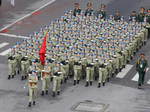 Sáng 2/9, chính thức diễn ra Lễ diễu binh, diễu hành kỷ niệm 80 năm Cách mạng Tháng Tám thành công và Quốc khánh 2/9