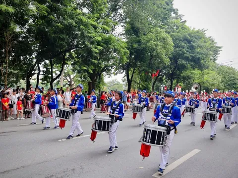 Tiếng nhạc kèn tuổi trẻ TP Hồ Chí Minh vang lên giữa Hồ Gươm trong dịp 80 năm Quốc khánh