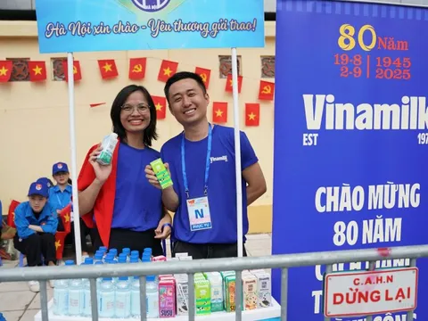 Gần 1 triệu sản phẩm Vinamilk tiếp sức cho đại lễ kỷ niệm 80 năm Quốc khánh 2/9