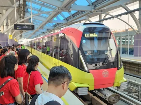 Đường sắt đô thị của Hà Nội phục vụ gần 1,8 triệu lượt hành khách dịp Quốc khánh 2/9