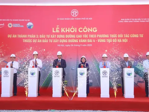 Hà Nội khởi công tuyến cao tốc thuộc dự án Vành đai 4-Vùng Thủ đô
