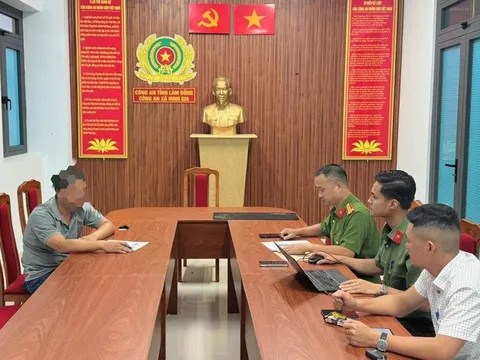 Công an làm việc với người đăng vị trí chốt Cảnh sát giao thông lên mạng "cho vui"