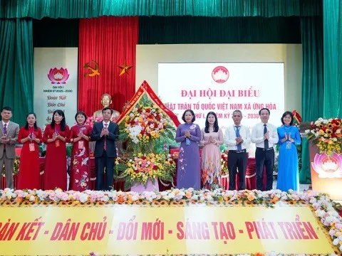 Đồng hành, đoàn kết xây dựng xã “Thịnh vượng, bản sắc, xanh, thông minh, nhân dân hạnh phúc“
