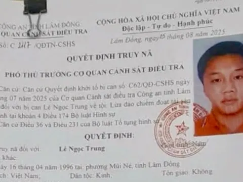 Truy nã đặc biệt đối tượng lừa đảo chiếm đoạt hơn 22 tỷ đồng