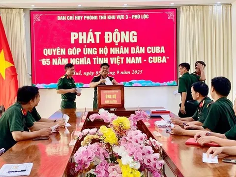 Sau 1 tháng, Chương trình “65 năm nghĩa tình Việt Nam - Cuba” huy động hơn 421 tỷ đồng