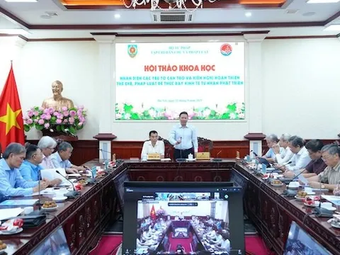 Hoàn thiện thể chế, pháp luật để thúc đẩy kinh tế tư nhân phát triển