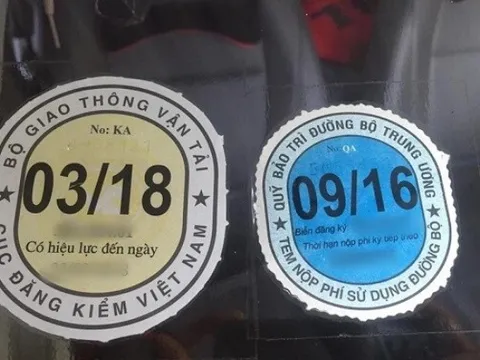 Trình Chính phủ về việc bỏ "Tem nộp phí sử dụng đường bộ"