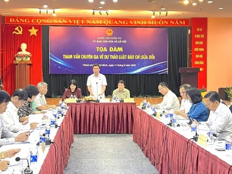 Tham vấn chuyên gia về dự thảo Luật Báo chí (sửa đổi)