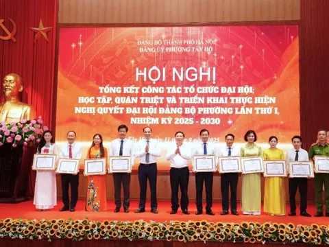 Tây Hồ: Quán triệt Nghị quyết Đại hội Đảng bộ phường lần thứ I, nhiệm kỳ 2025 - 2030
