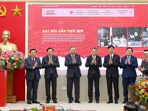 Tổng Bí thư Tô Lâm dự lễ ra mắt Trang thông tin điện tử "Đảng Cộng sản Việt Nam - Đại hội XIV"