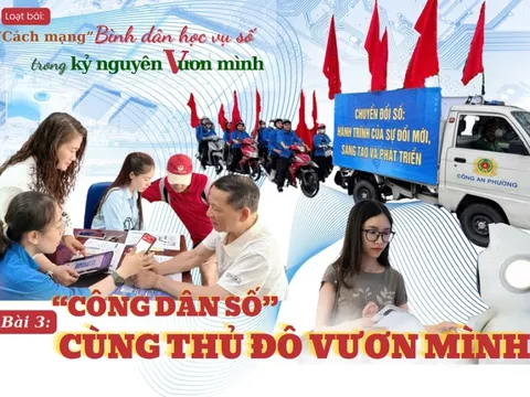 “Công dân số” cùng Thủ đô vươn mình