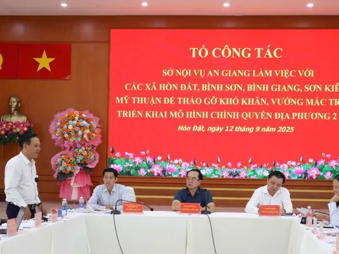 An Giang: Cấp trên 'cùng ăn, cùng ở, cùng làm' để tháo gỡ khó khăn từ cơ sở