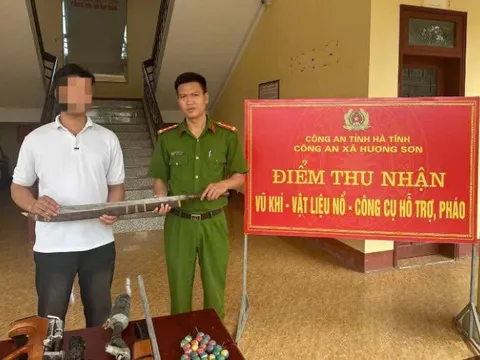 Hà Tĩnh: Phát huy hiệu quả công tác vận động người dân tự nguyện giao nộp vũ khí