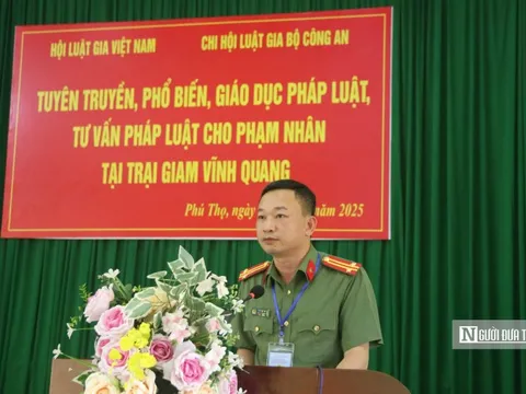 Chi hội Luật gia Bộ Công an tiếp thêm niềm tin pháp lý cho người lầm lỡ
