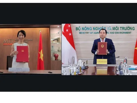 Việt Nam, Singapore hợp tác chặt chẽ trong lĩnh vực thị trường carbon quốc tế