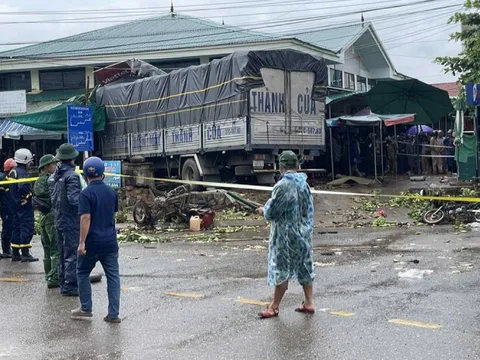 Danh tính nạn nhân vụ xe tải lao như tên bắn vào chợ chuối ở Quảng Trị