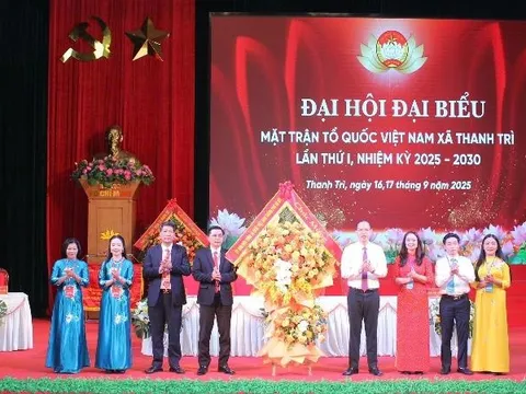 Đại hội Đại biểu Uỷ ban MTTQ Việt Nam xã Thanh Trì lần thứ Nhất nhiệm kỳ 2025-2030 thành công tốt đẹp