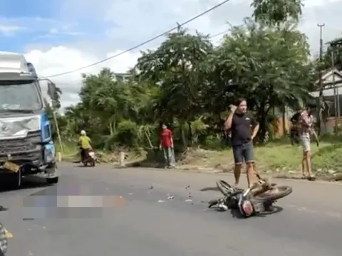 Hai thanh niên tử vong thương tâm sau va chạm với xe tải