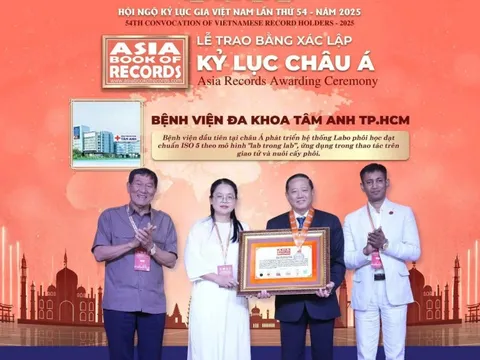 Lần đầu tiên Việt Nam được công nhận kỷ lục châu Á trong lĩnh vực IVF