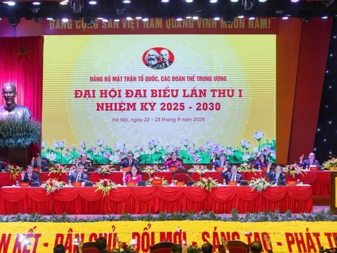 346 đại biểu tham dự Đại hội Đảng bộ MTTQ, các đoàn thể Trung ương lần thứ I