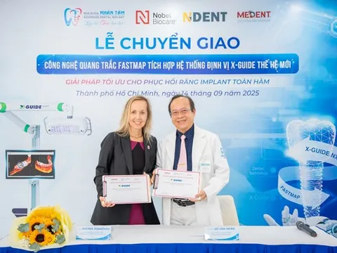 Nha khoa Nhân Tâm tiên phong ứng dụng công nghệ FastMap® tích hợp hệ thống định vị X-Guide NXT