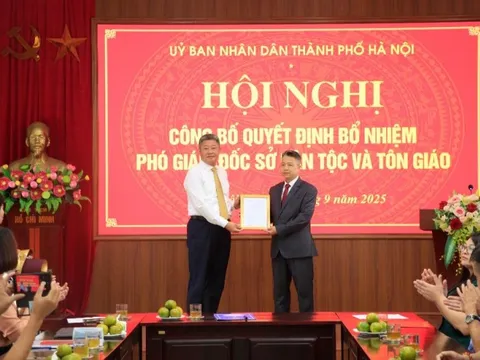 Sở Dân tộc và Tôn giáo TP Hà Nội có tân Phó Giám đốc