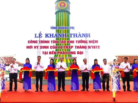 Quảng Trị khánh thành công trình tu bổ, tôn tạo và đón nhận bằng xếp hạng Di tích lịch sử quốc gia Bến phà II Long Đại