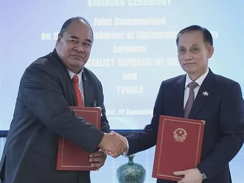 Việt Nam thiết lập quan hệ với Tuvalu, khép kín bản đồ ngoại giao toàn cầu