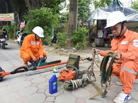 EVNHANO tăng cường các giải pháp kỹ thuật nhằm bảo vệ lưới điện vận hành an toàn, liên tục trong mùa mưa bão