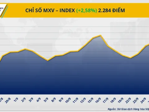 THỊ TRƯỜNG HÀNG HÓA: Sắc xanh áp đảo