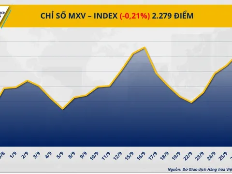 THỊ TRƯỜNG HÀNG HÓA: Chững lại sau chuỗi 5 phiên khởi sắc