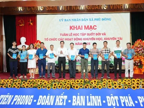 UBND xã Phù Đổng: Khai mạc Tuần lễ học tập suốt đời