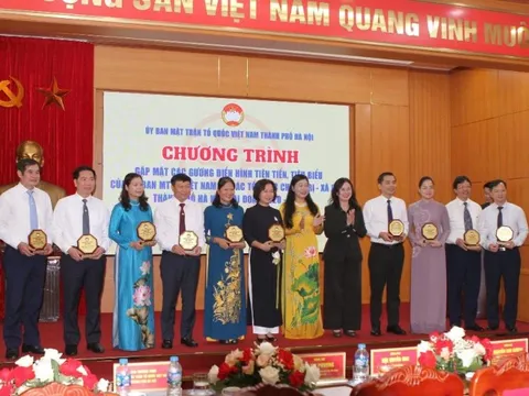 Mặt trận Tổ quốc Thành phố biểu dương 80 gương điển hình tiên tiến trong phong trào thi đua yêu nước
