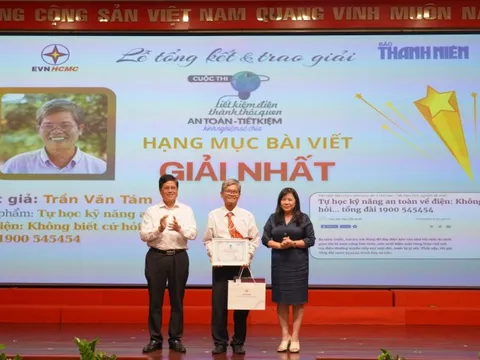 Điện lực TPHCM trao thưởng cuộc thi “Tiết kiệm điện thành thói quen”