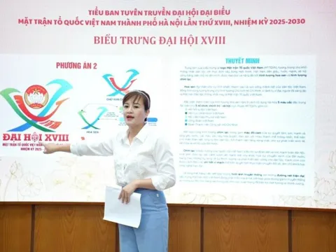 Tuyên truyền sâu đậm, trước - trong - sau Đại hội đại biểu MTTQ Việt Nam TP Hà Nội lần thứ XVIII