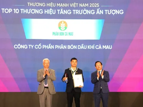 PVCFC: Đạt Top 10 Thương hiệu tăng trưởng ấn tượng năm 2025