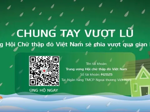 Hội Chữ thập đỏ Việt Nam phát động Chiến dịch “Chung tay vượt lũ”