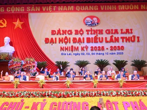 Đại hội đại biểu Đảng bộ tỉnh Gia Lai lần thứ I, nhiệm kỳ 2025-2030 thông qua 33 chỉ tiêu phát triển