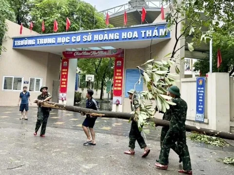 Sở GD&ĐT Hà Nội cho phép các trường dạy học linh hoạt khi ứng phó bão số 11