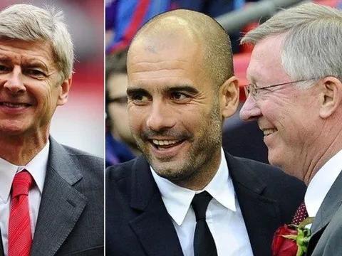 Pep Guardiola mời Sir Alex và Wenger ăn tối sau khi lập kỷ lục siêu tốc